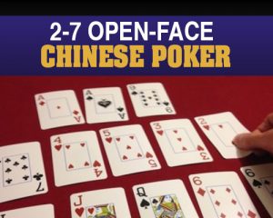 Open face chinese poker pineapple