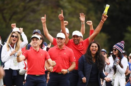 Tiger leads U.S. rally for Presidents Cup win