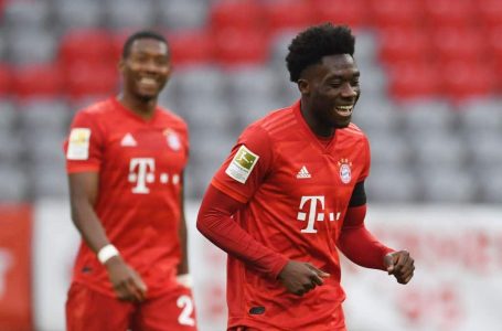 Alphonso Davies helps Bayern survive scare in Bundesliga