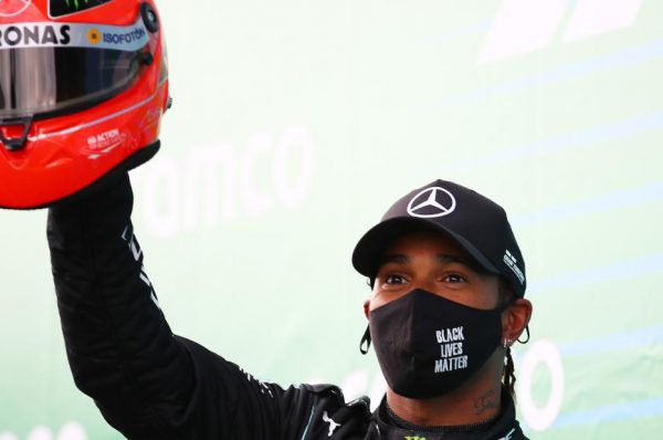 Hamilton ties Schumacher’s record of 91 wins