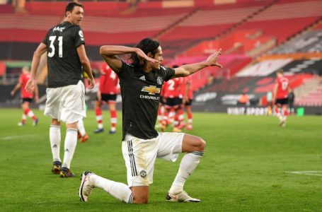 Cavani inspires Man United to thrilling comeback win at Southampton