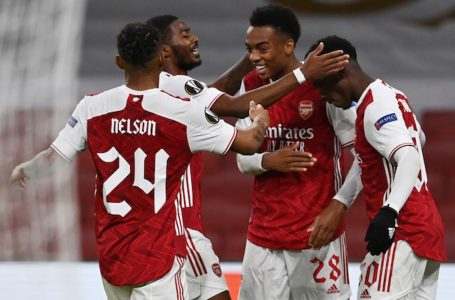 Arsenal finish Europa League group unblemished after victory at Dundalk