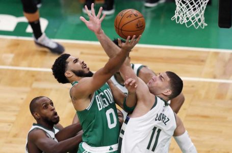 Tatum hits big 3 to help Celtics beat Giannis, Bucks 122-121