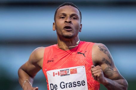 De Grasse aims to carry over fast start to season in latest 100-metre race