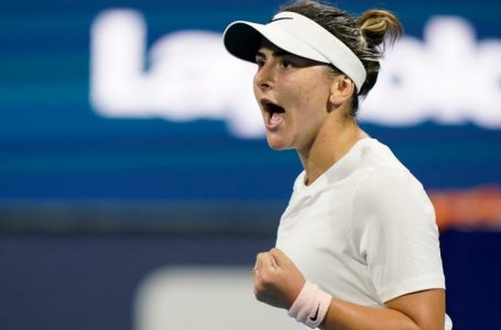 Andreescu books spot in Miami Open semifinals with win over Sorribes Tormo