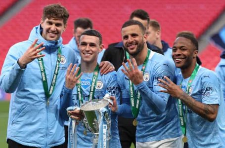 Man City beat Tottenham in Carabao Cup final with late Laporte goal