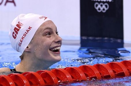 Canada’s Penny Oleksiak brushes off latest 4th-place finish, looks to set medal record on Sunday