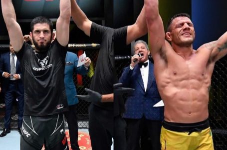 Rafael dos Anjos vs. Islam Makhachev booked for UFC 267