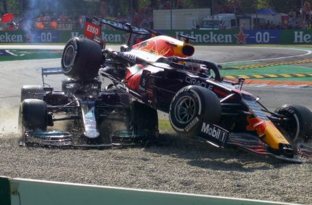 Max Verstappen, Lewis Hamilton collide, take each other out of Italian Grand Prix