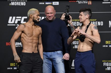 Brandon Moreno, Deiveson Figueiredo agree to trilogy fight at UFC 269 in December
