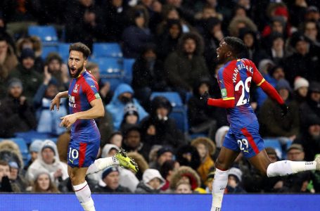 Ten-man Manchester City slip to shock home defeat against Crystal Palace