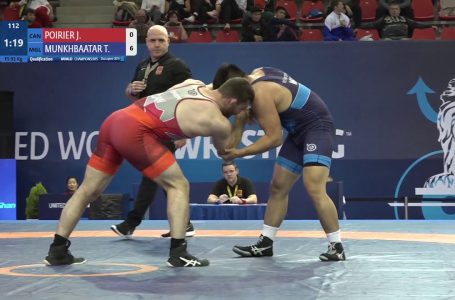 Canada’s Jeremy Poirier takes loss in quarter-finals at wrestling world championships