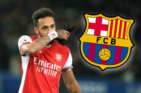 Barcelona set to sign Arsenal’s Pierre-Emerick Aubameyang on free transfer