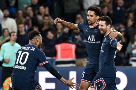 Lionel Messi scores as Paris Saint-Germain win Ligue 1 to equal Marseille, Saint-Etienne title record