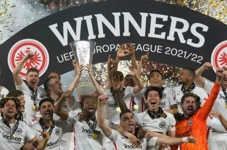 Eintracht Frankfurt beat Rangers in shootout to win Europa League final