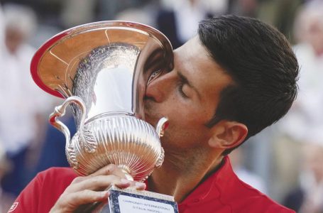 Novak Djokovic sweeps every set en route to Italian Open title