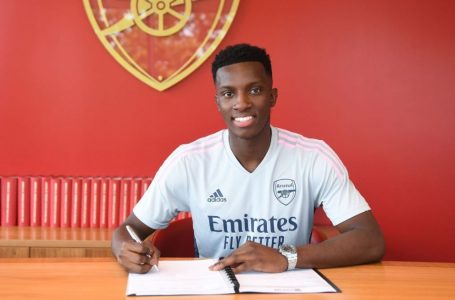 Arsenal’s Eddie Nketiah signs new long-term deal