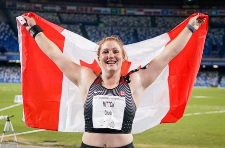 Canada’s Mitton 3rd in women’s shot put at Continental Tour meet in the Netherlands