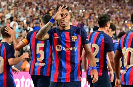 Raphinha on target as Barcelona beat Real Madrid in Las Vegas Clasico