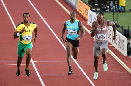 Canada’s Aaron Brown sweats way to 200m final on sweltering night at World Athletics Championships