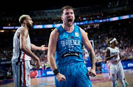 Luka Doncic scores 47 points, second most in EuroBasket history, to lead Slovenia past France