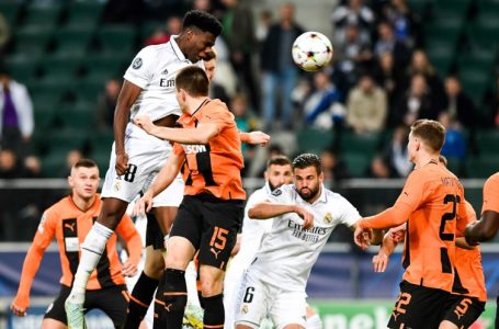 Late Rudiger header rescues draw for Real Madrid against Shakhtar