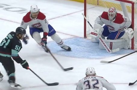Canadiens double up Kraken in match marked by Shane Wright’s 1st NHL goal