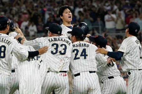 Shohei Ohtani fans Mike Trout for final out as Japan wins WBC
