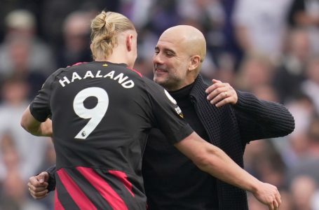 Man City take top spot in Premier League as Erling Haaland scores 50th goal in win at Fulham