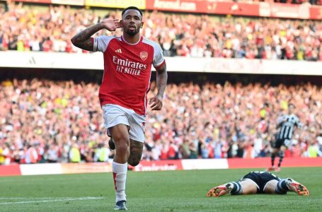 Rice, Jesus score as Arsenal late show sinks Man United