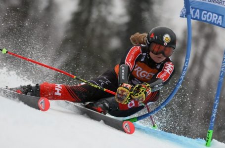 Canada’s Val Grenier wins gold in rain-marred giant slalom World Cup