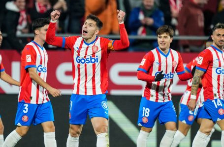 Girona snatch late win over Atletico to keep pace with leaders Mardrid