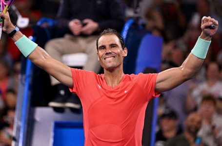 Rafael Nadal wins first competitive singles match in a year